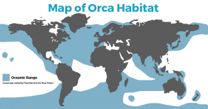 Map of Orca Habitat