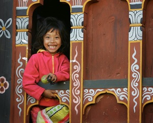 Image of child in Bhutan